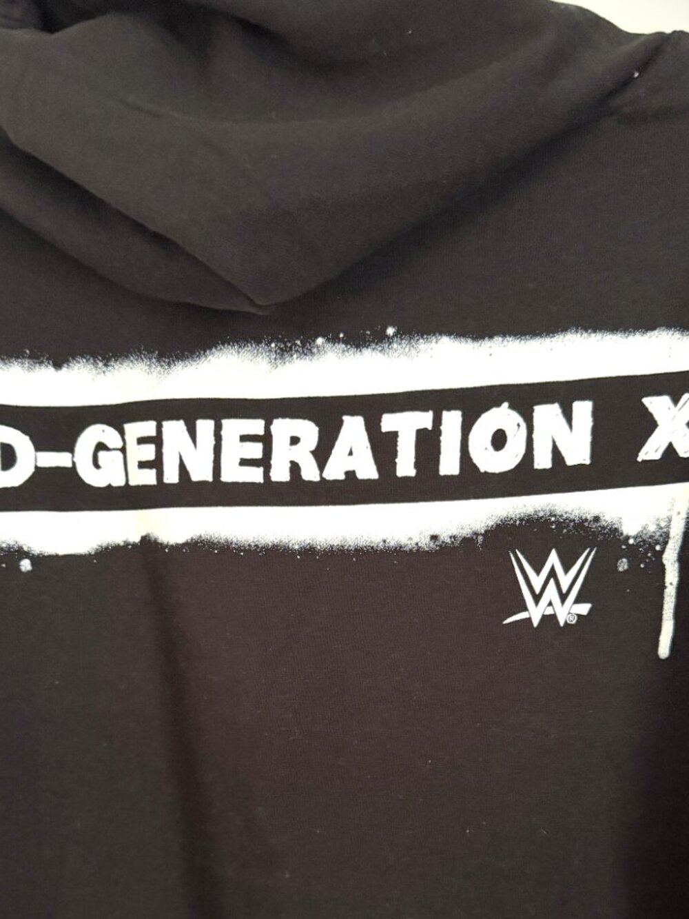 WWE DX D-Generation X Black Pullover Hoodie Men's Size Small - Picture 5 of 6